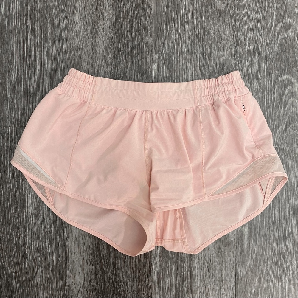 Dusty Pink Lululemon Hotty Hot Shorts 2.5”